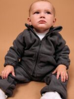 ToucanKids Костюм из флиса (кофта на молнии, брюки) графит — изображение 2